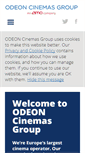 Mobile Screenshot of odeoncinemasgroup.com